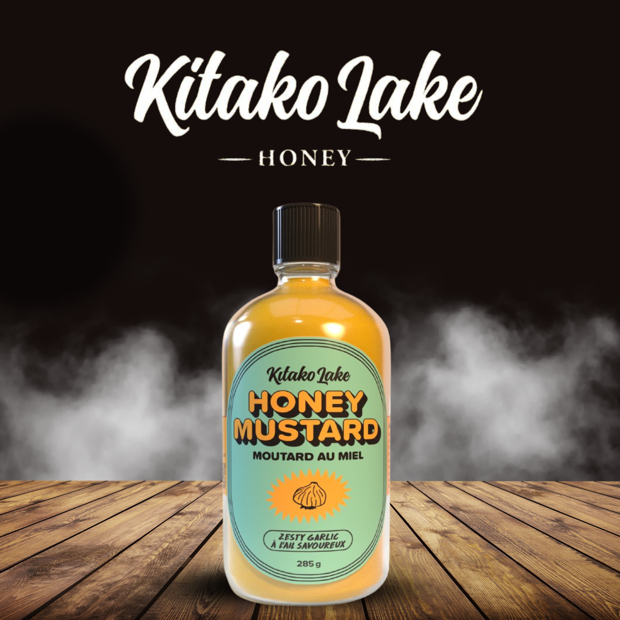 Kitako Lake Zesty Garlic Honey Mustard