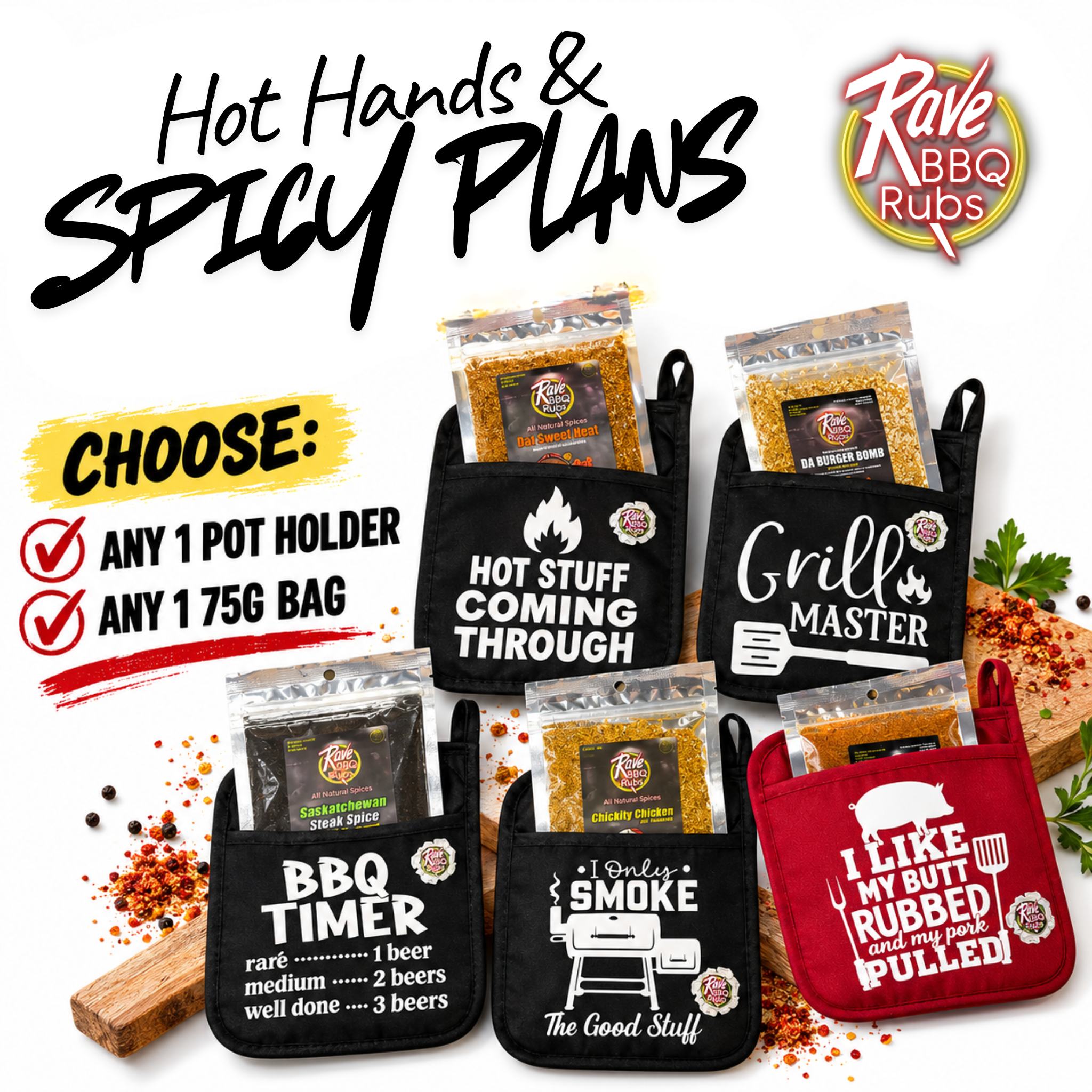hot hands spicy plans rave bbq rubs canada