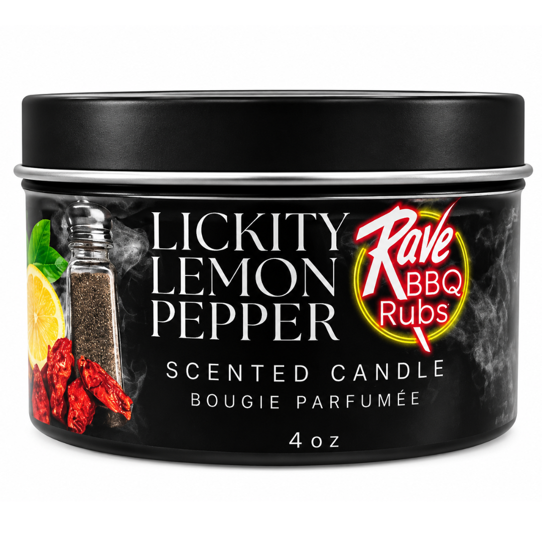 lickity lemon pepper scented candle rave bbq rubs canada