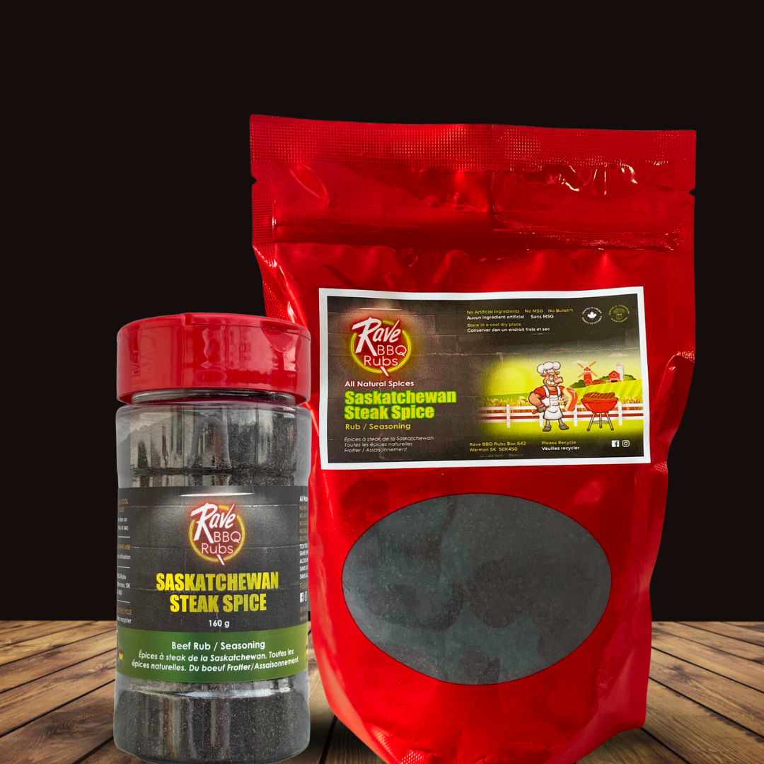 Saskatchewan steak spice beef rub seasoning all natural spices rave bbq rubs canada