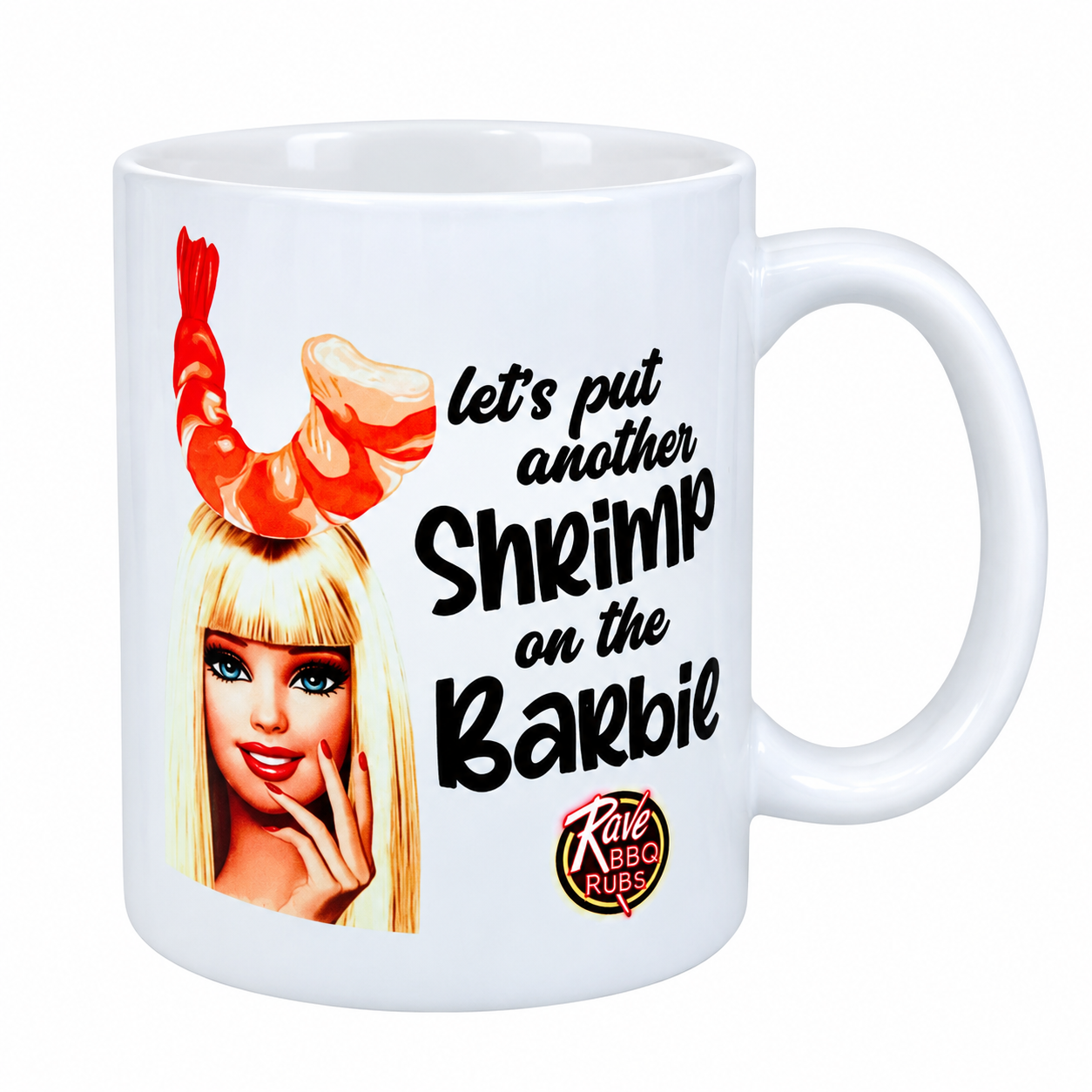 Shrimp on the Barbie Coffee Mug