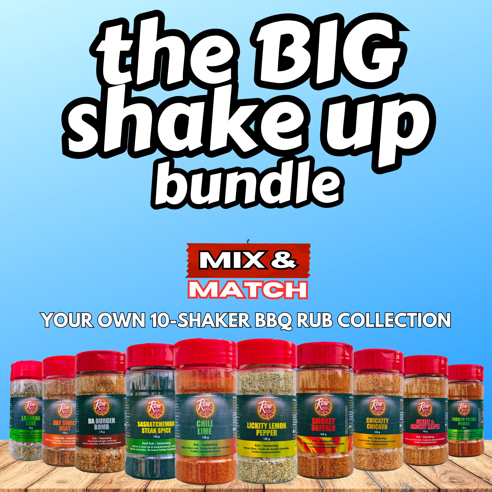 The Big Shake Up Bundle - Mix & Match any 10 Shakers