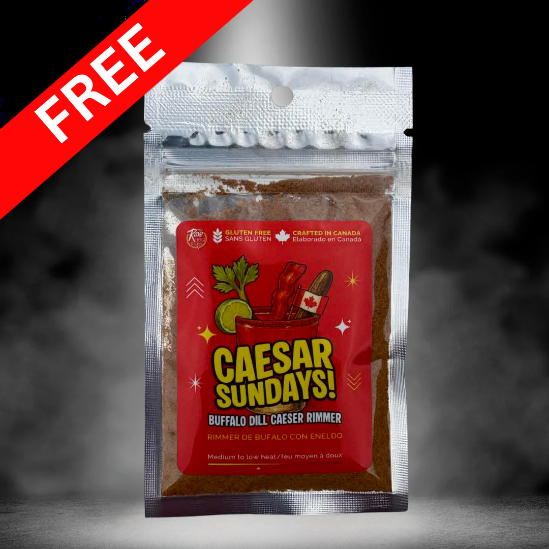 Caesar Sundays Buffalo Dill Caeser rimmer available at rave bbq rubs