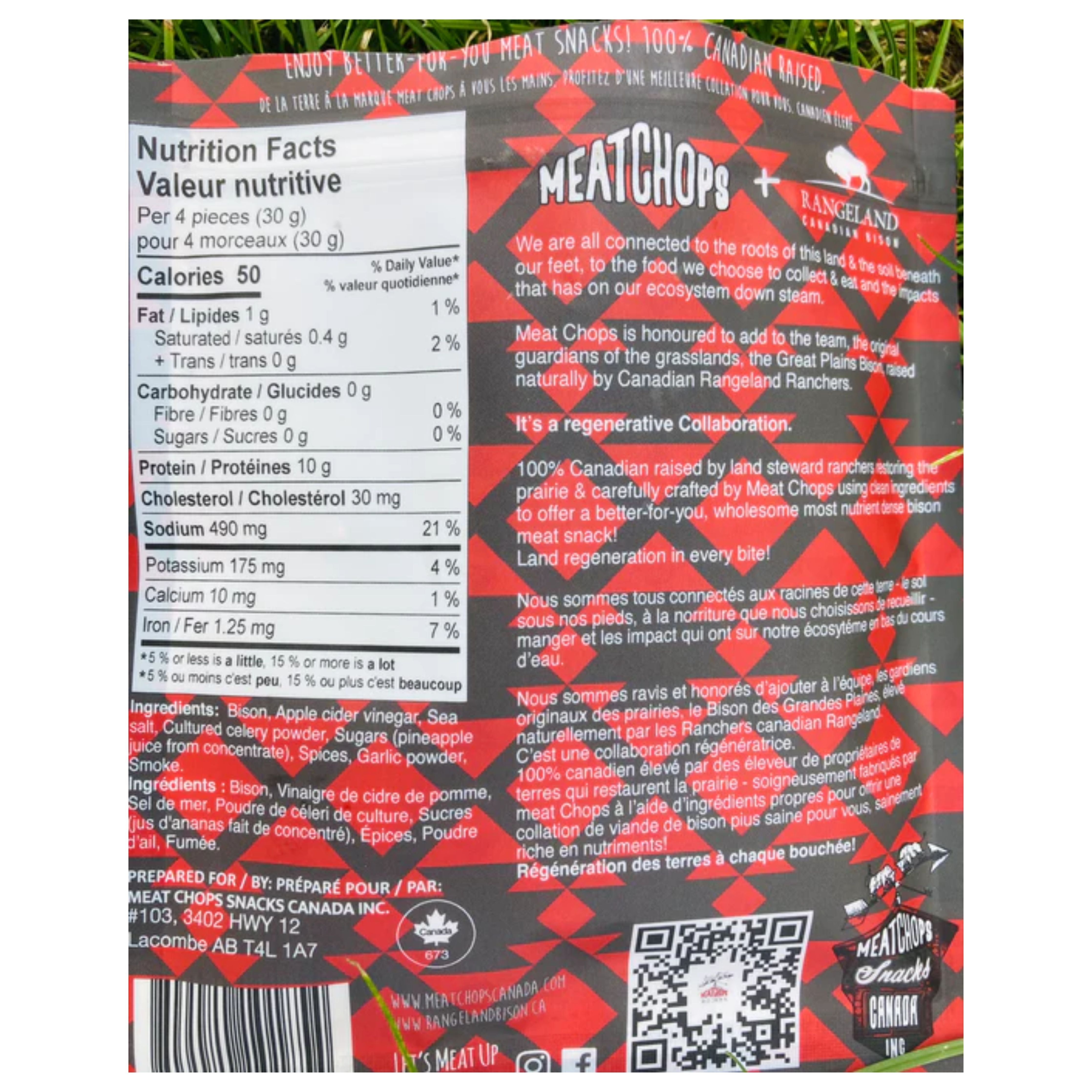 Meat Chops Bison Jerky