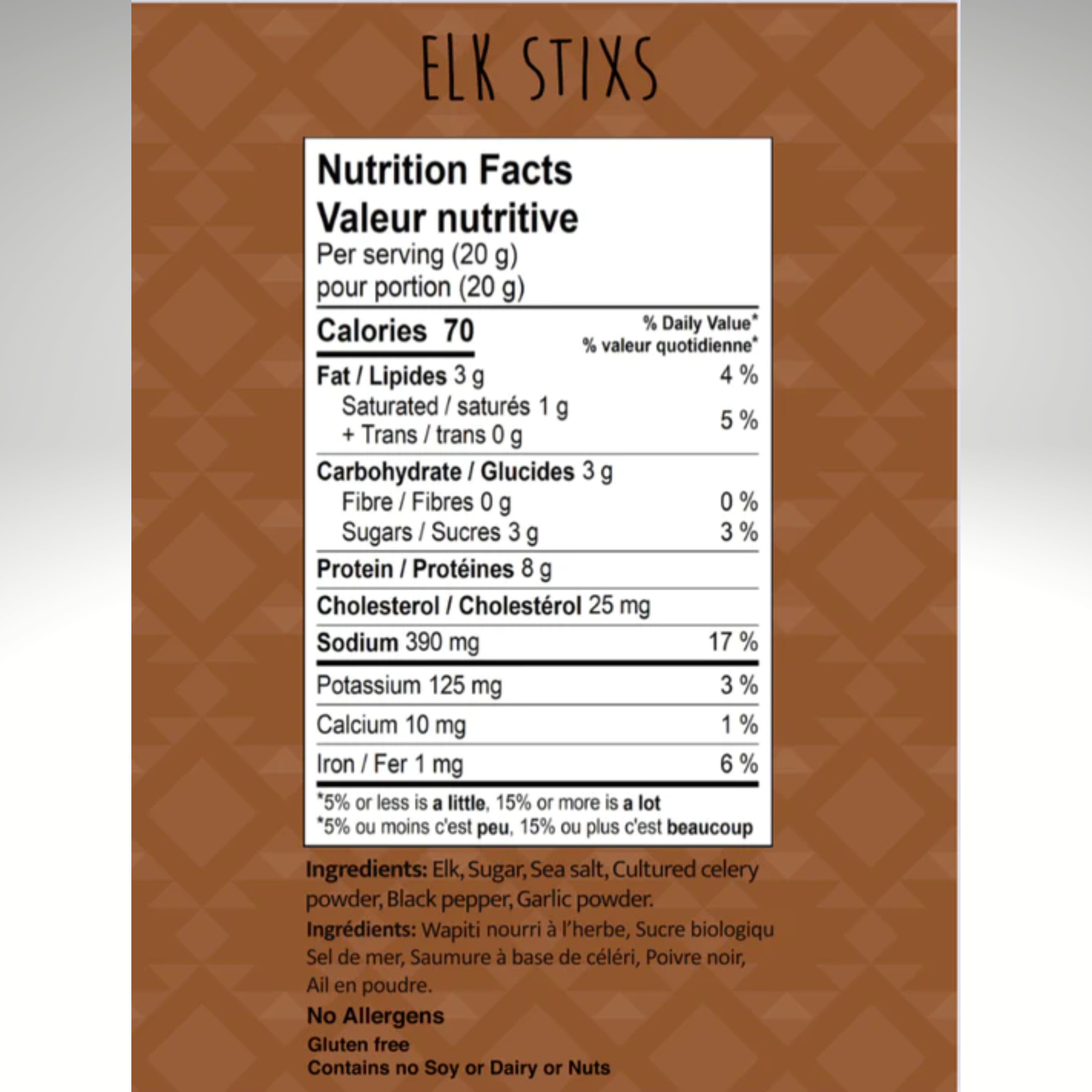 Meat Chops Elk Stixs