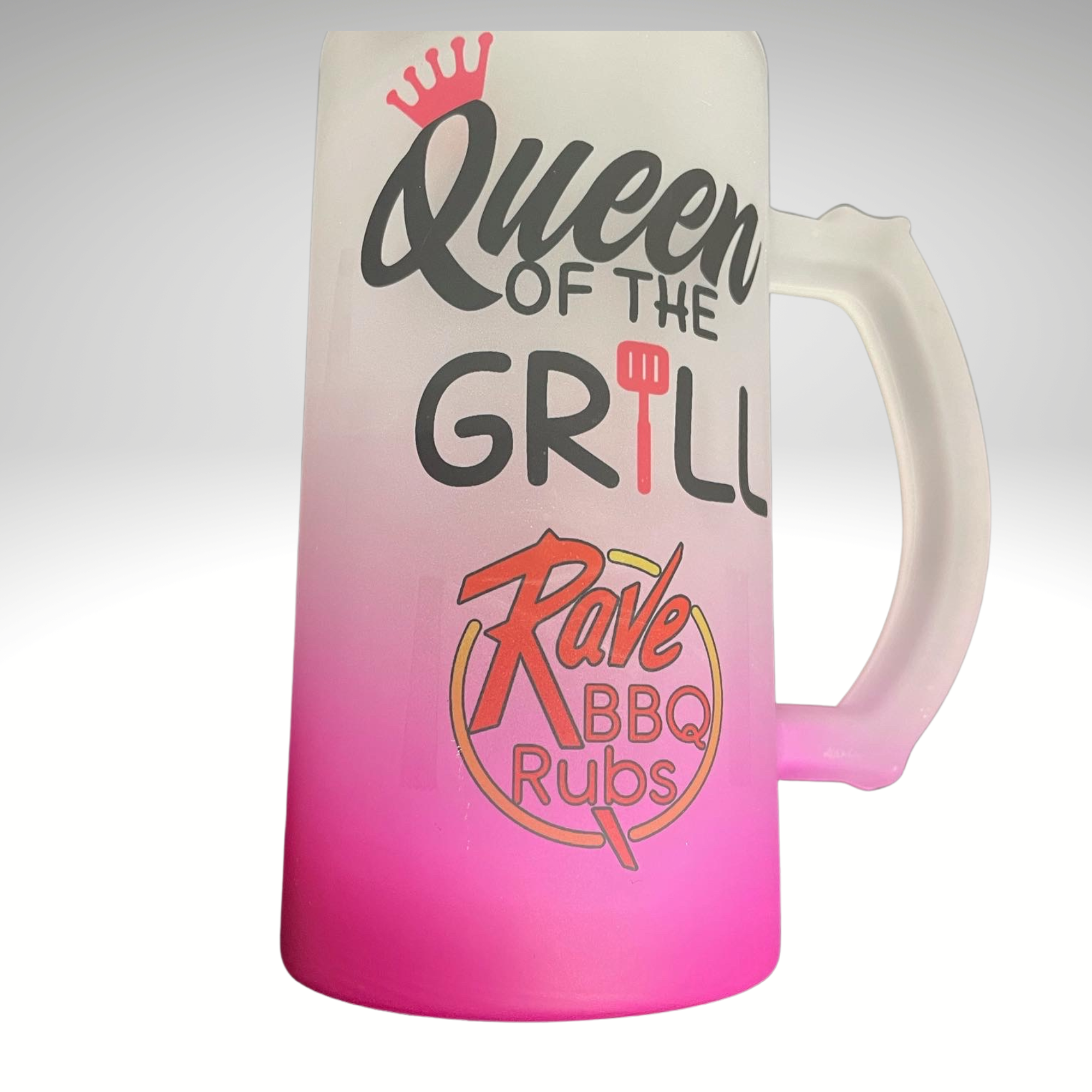 Queen of the Grill Beer Mug