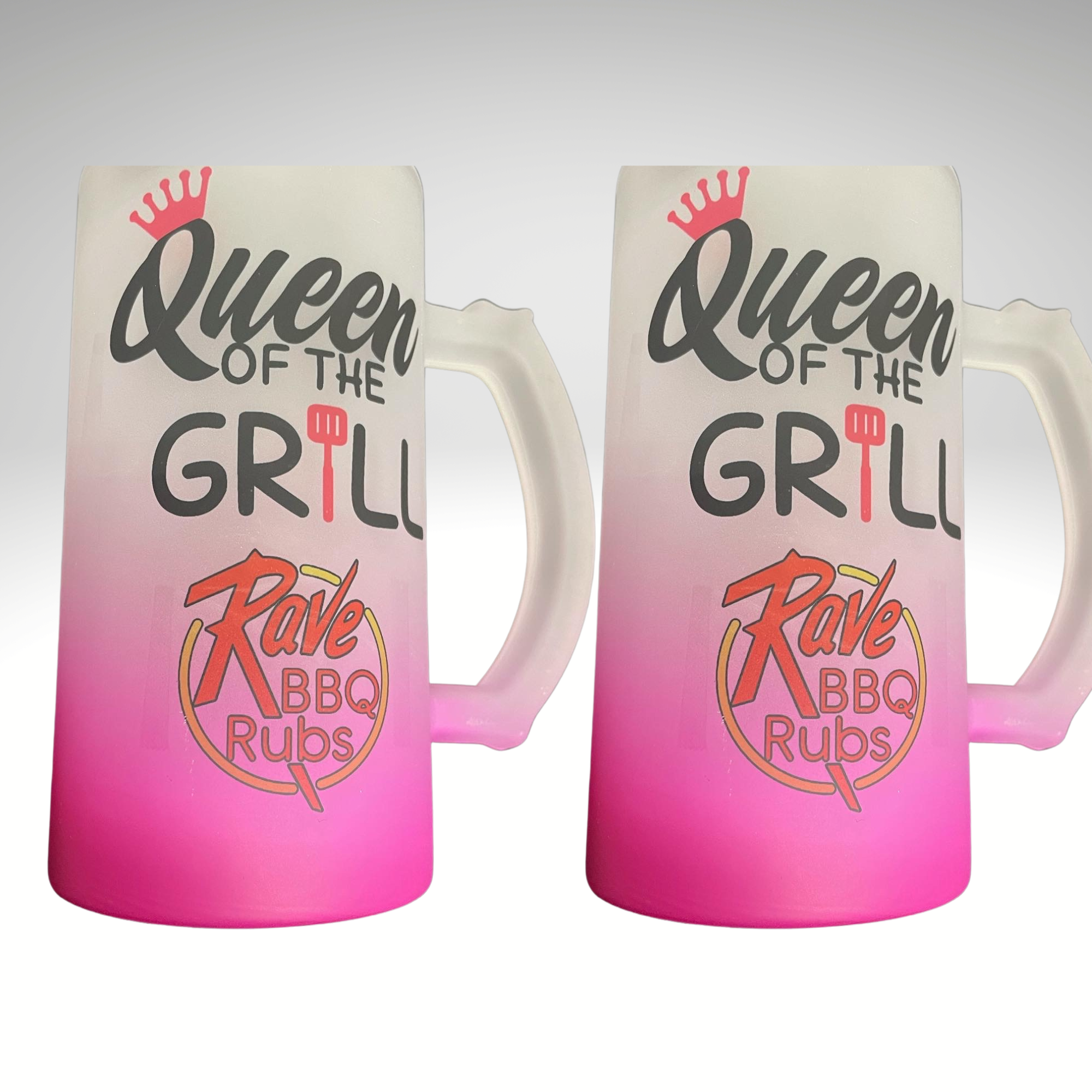 Queen of the Grill Beer Mug